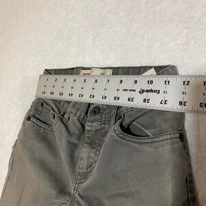 Grey Levi's 511 kids slim straight leg jeans W25 L25 size 10 Regular SKU 89